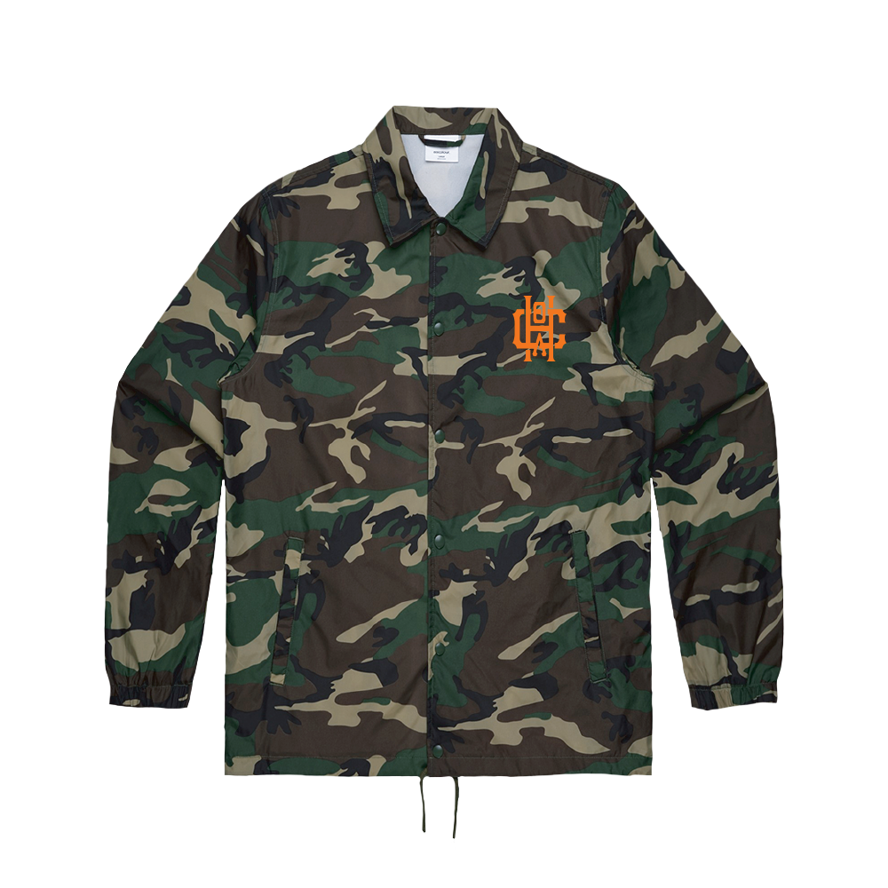 vans camo coach jacket